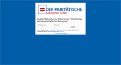 Desktop Screenshot of infodienst.paridienst.de